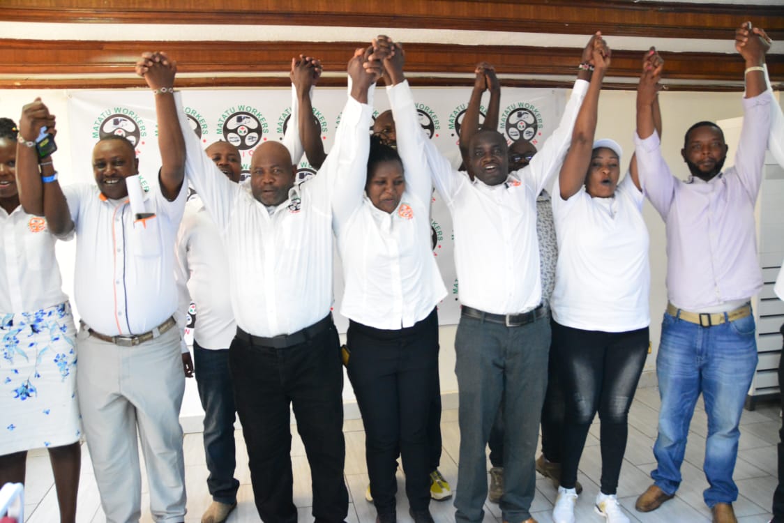 Matatu Workers Union led by General Secretary Maurice Oduor