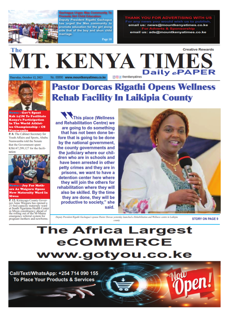 Oct 12, 2023 Mt Kenya Times ePAPER_001