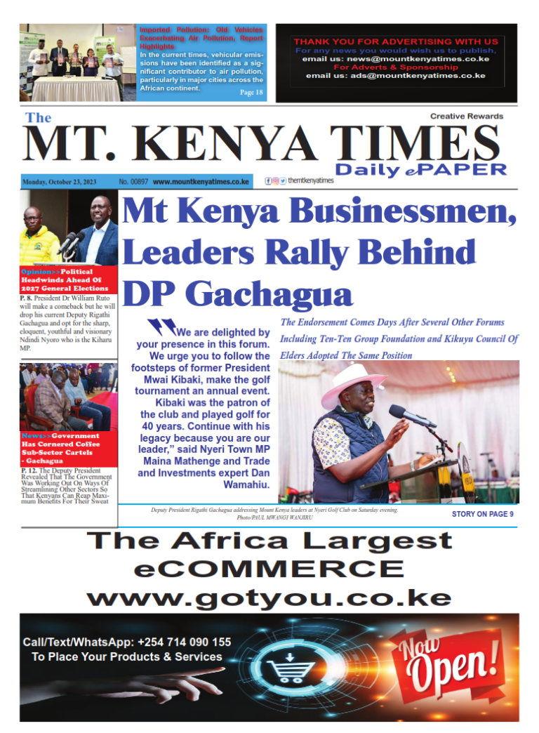 Oct 23, 2023 Mt Kenya Times ePAPER_001