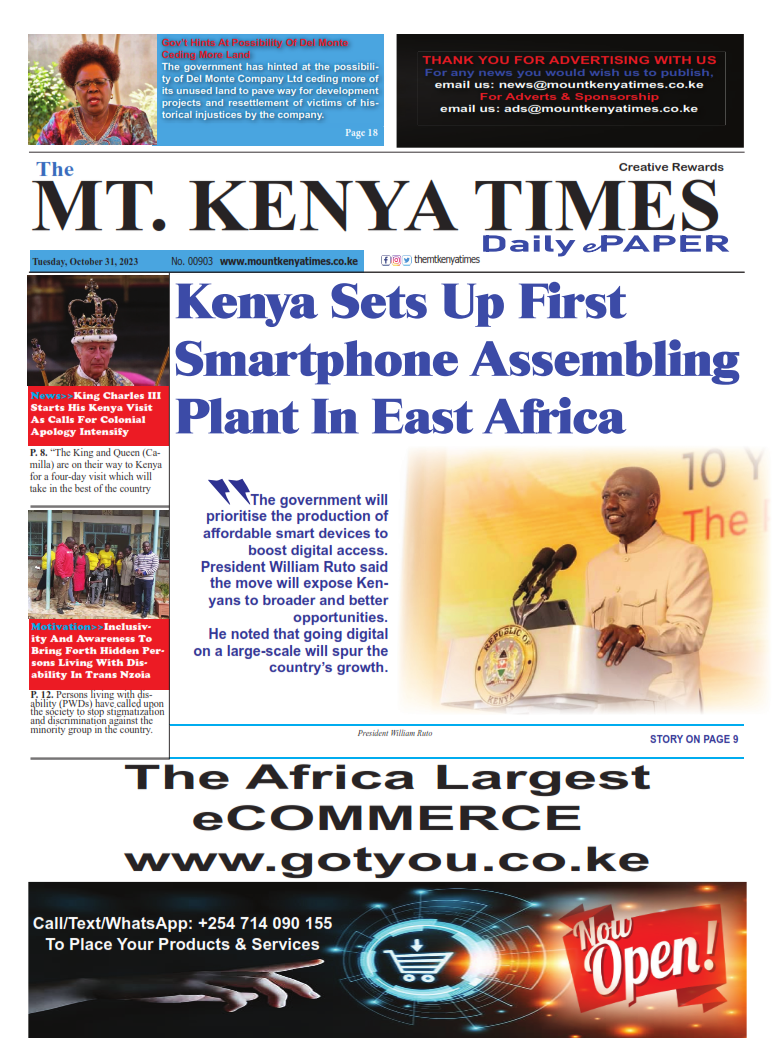 Oct 31, 2023 Mt Kenya Times ePAPER_001