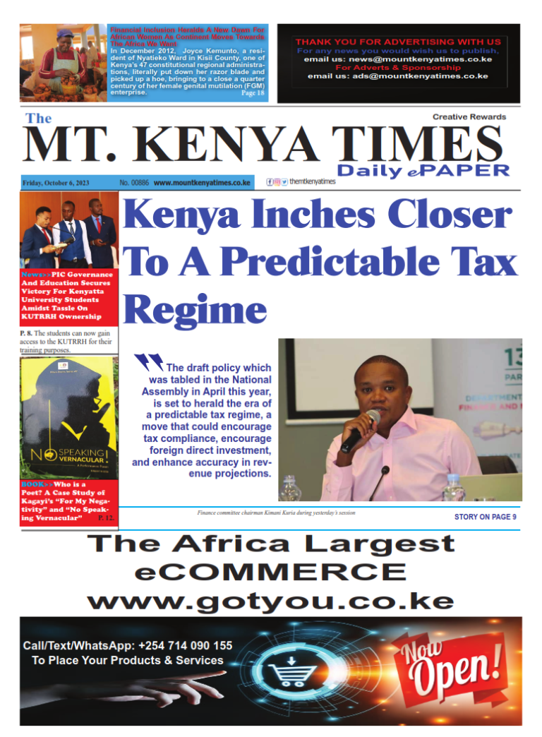Oct 6, 2023 Mt Kenya Times ePAPER_001