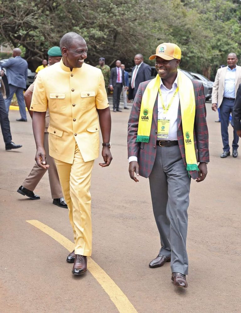 President William Ruto and Deputy President Rigathi Gachagua