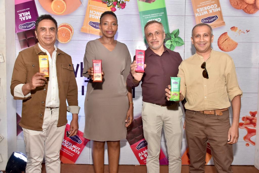 Sunil Shah, Dairyland Board Chairman, Monica Nd'ung'u, Chief Operations Officer Nation Media Group