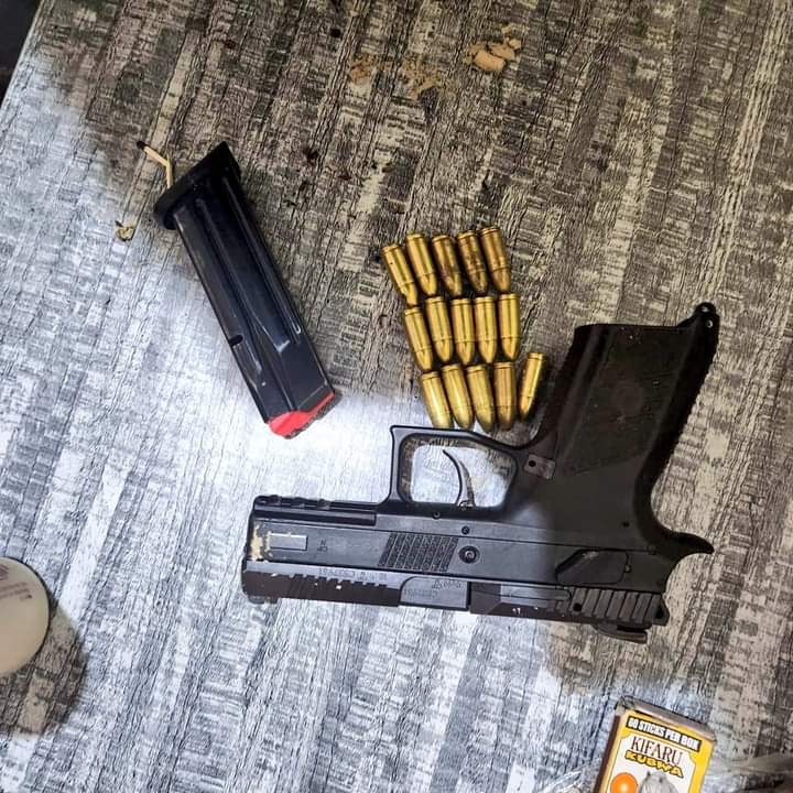 Firearm, Ammos Recovered In Thika As Police Hold Suspect Of Robbery