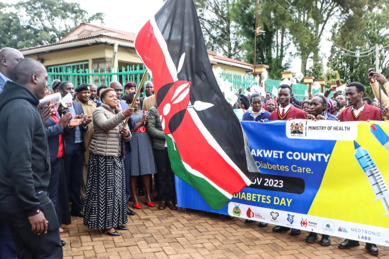 Health CS Susan Nakhumicha launching World Diabetes Day