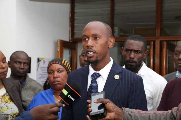 Nairobi County Chief Officer Health Facilities Geoffrey Mosiria