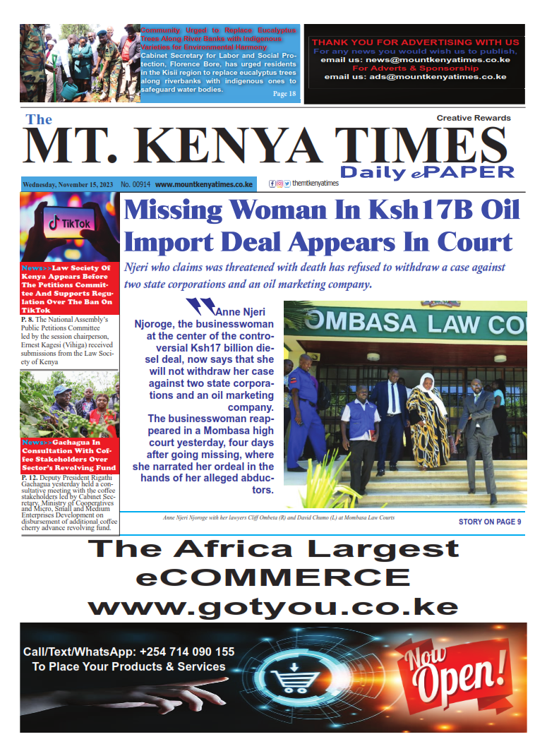 Nov 15, 2023 Mt Kenya Times ePAPER_001