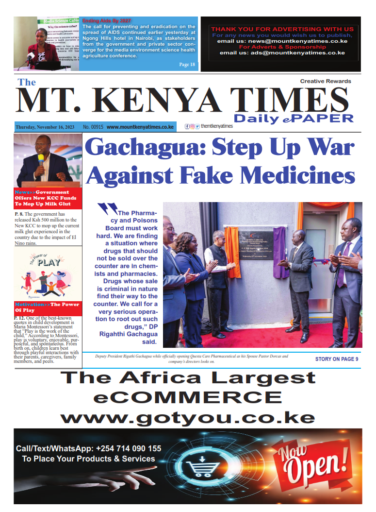 Nov 16, 2023 Mt Kenya Times ePAPER_001