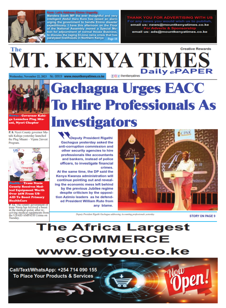 Nov 22, 2023 Mt Kenya Times ePAPER_001