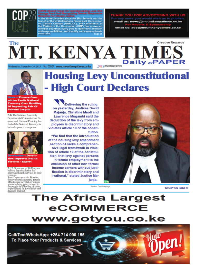 Nov 29, 2023 Mt Kenya Times ePAPER_001