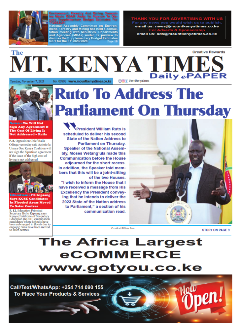 Nov 7, 2023 Mt Kenya Times ePAPER_001