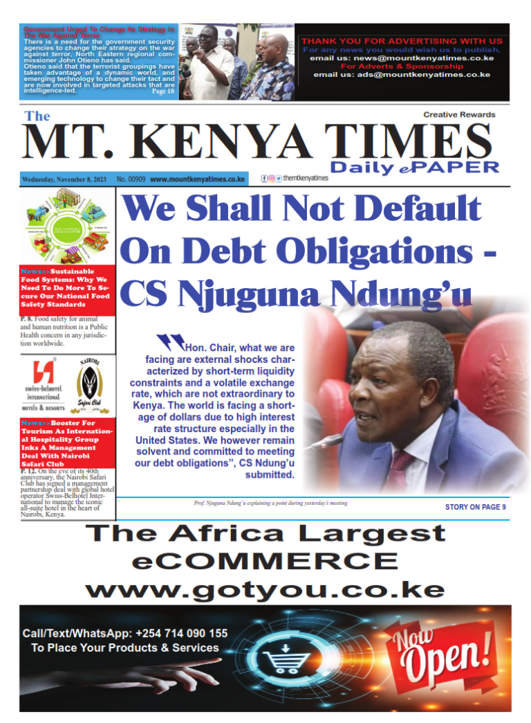 Nov 8, 2023 Mt Kenya Times ePAPER_001