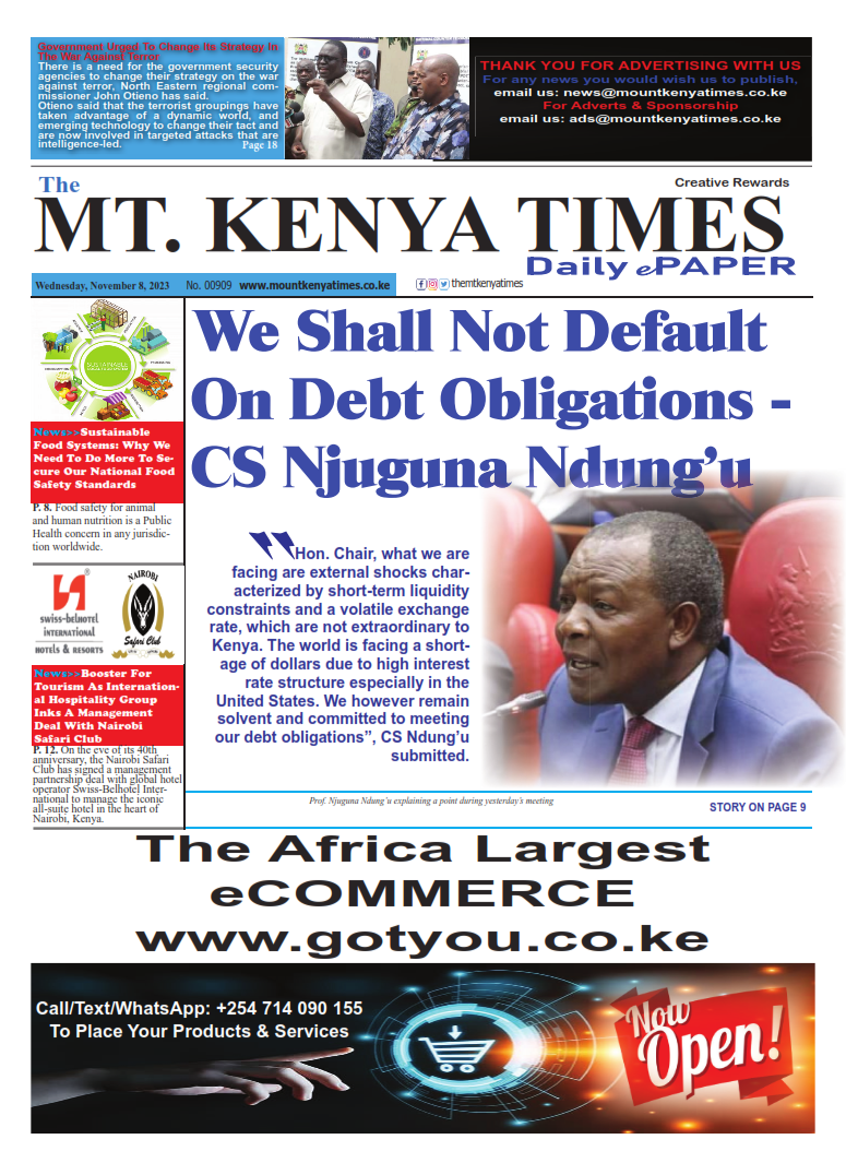 Nov 8, 2023 Mt Kenya Times ePAPER_001