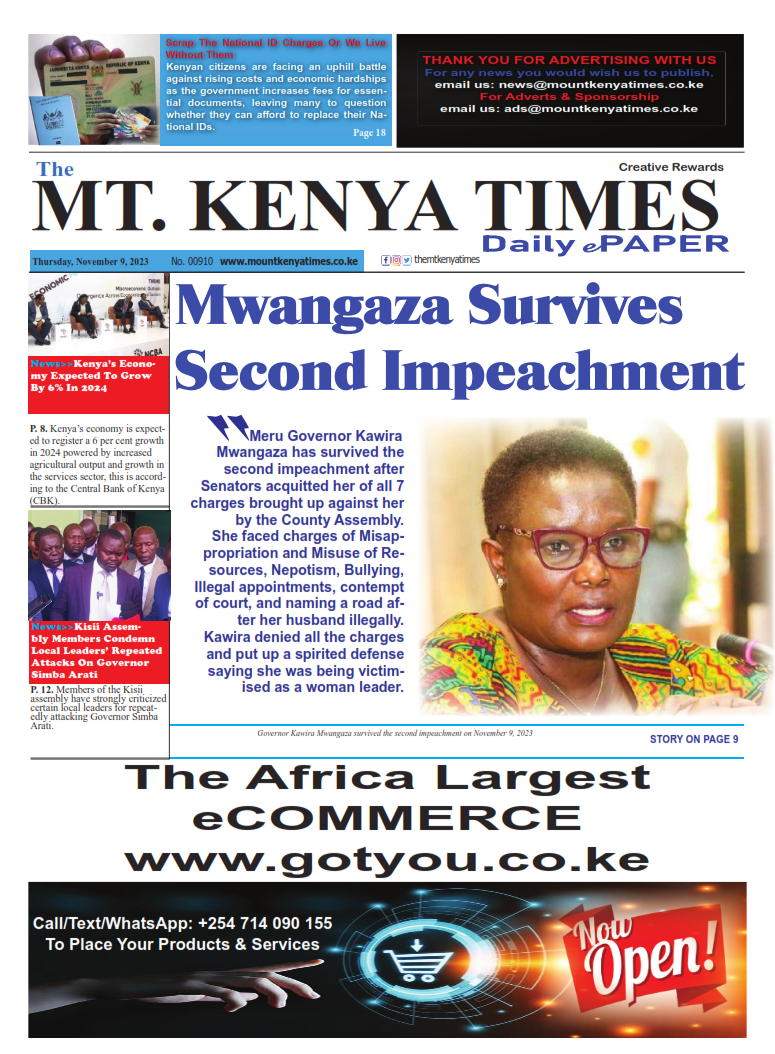 Nov 9, 2023 Mt Kenya Times ePAPER_001