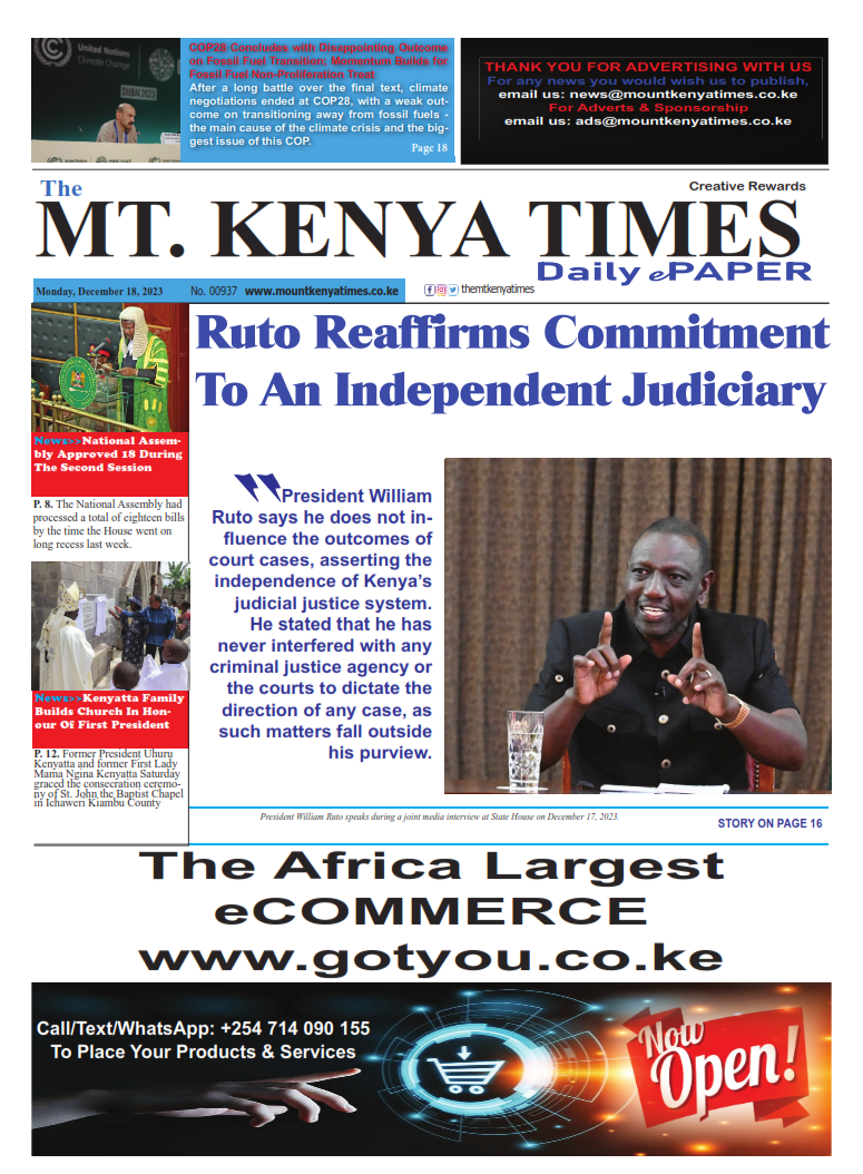 Dec 18, 2023 Mt Kenya Times ePAPER_001