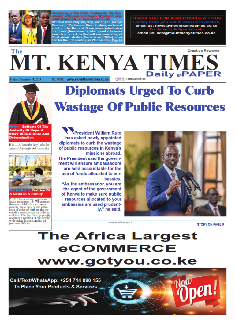 Dec 8, 2023 Mt Kenya Times ePAPER_001