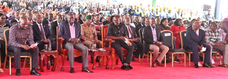 President William Ruto Launched the construction of the 12.5 Kilometre Riruta-Ngong Commuter Rail line that will run through Riruta, Karen, Bulbul and Ngong’ stations