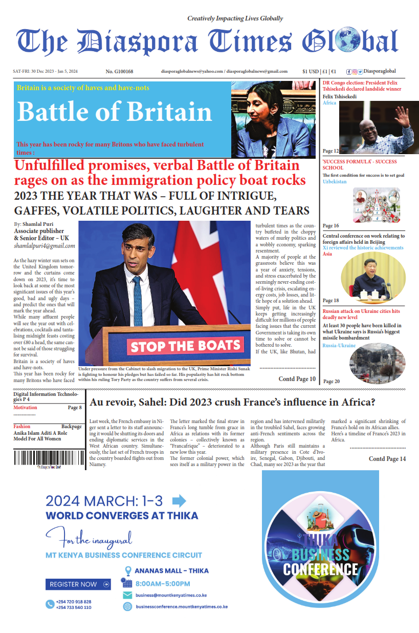 Diaspora Times Global 30 Dec 2023 - Jan 5, 2024_001