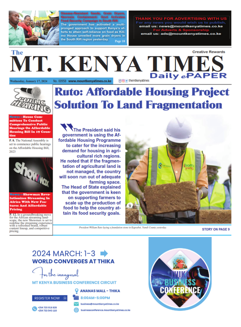 Jan 17, 2024 Mt Kenya Times ePAPER_001