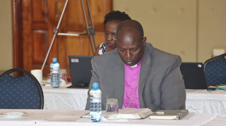 Anglican Church of Kenya Archbishop Jackson Ole Sapit during the round-table dialogue
