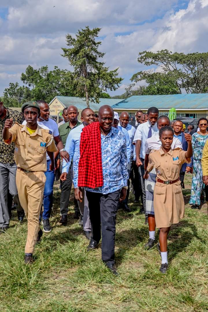 Deputy President Rigathi Gachagua in Kajiado County yesterday