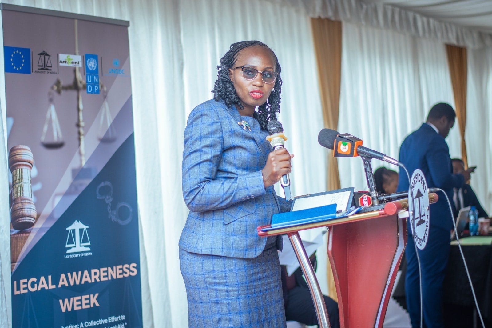 Faith Odhiambo current vice president of LSK