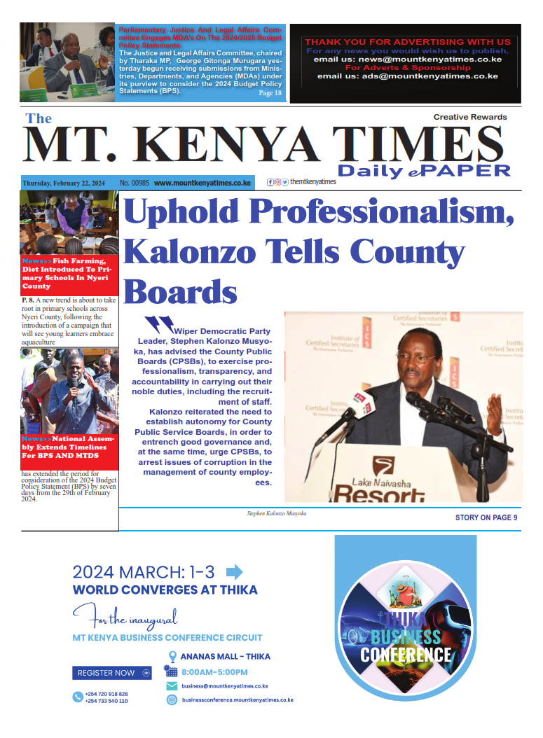 Feb 22, 2024 Mt Kenya Times ePAPER_001