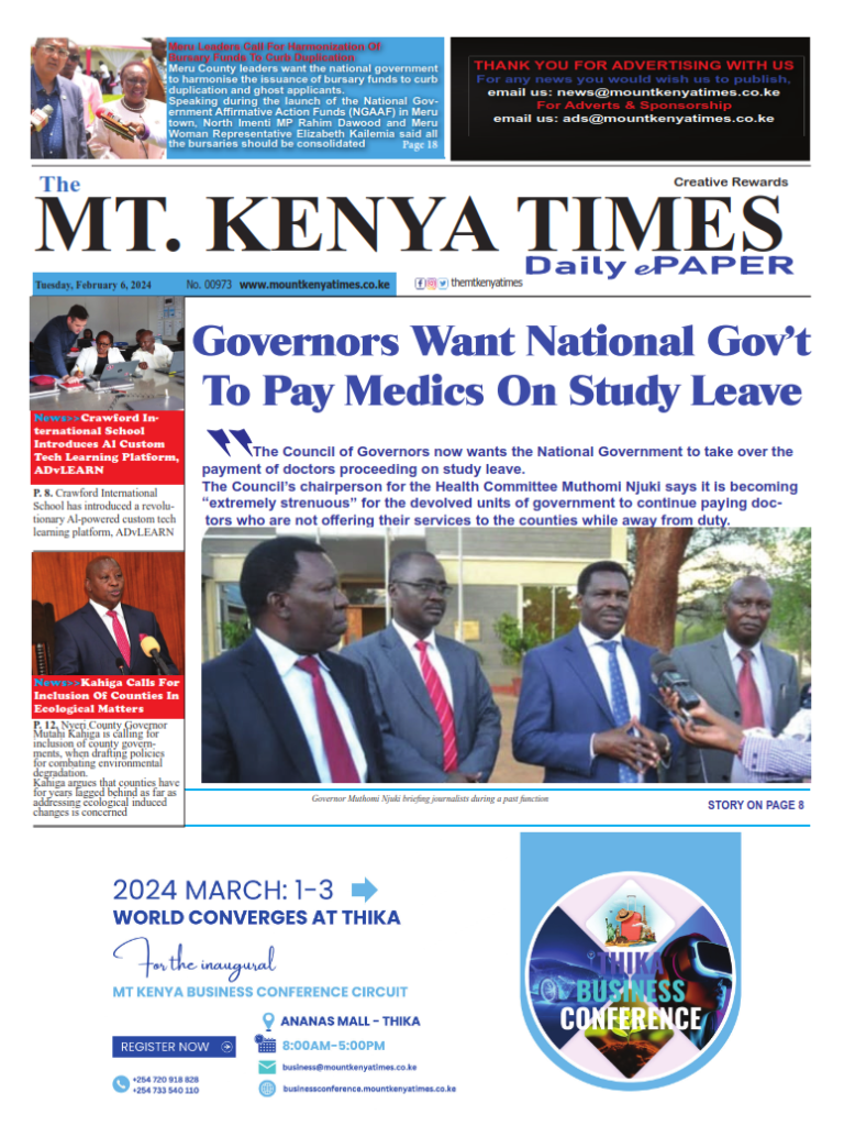 Feb 6, 2024 Mt Kenya Times ePAPER_001