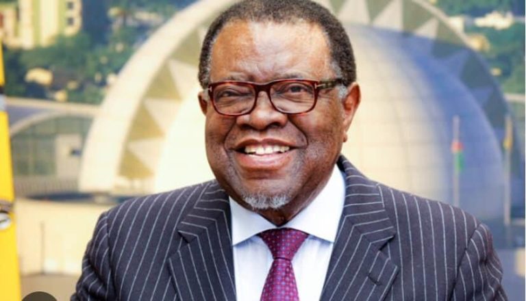 Namibian President Hage G. Geingob