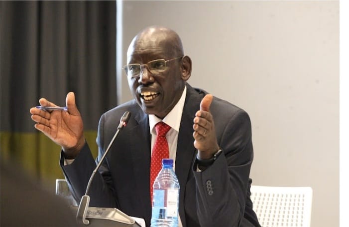 Principal Secretary for Basic Education, Dr. Belio Kipsang in a past function