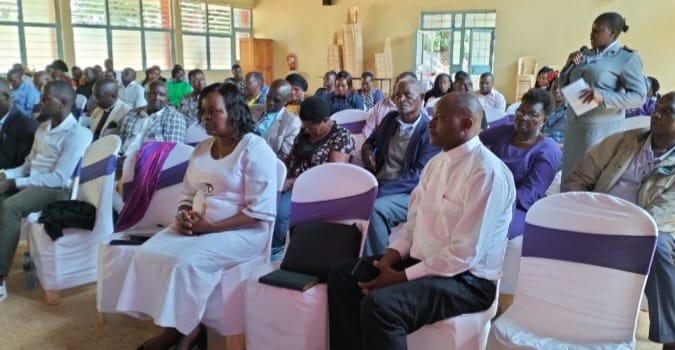 Some of the religious leaders during yesterday's meeting