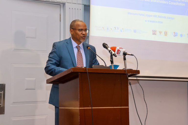 Cabinet Secretary for Water Sanitation and Irrigation Mr. Zachariah Njeru
