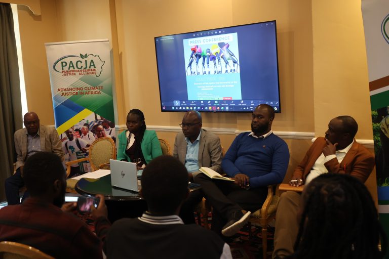 African Non State Actors during the press Conference in Nairobi