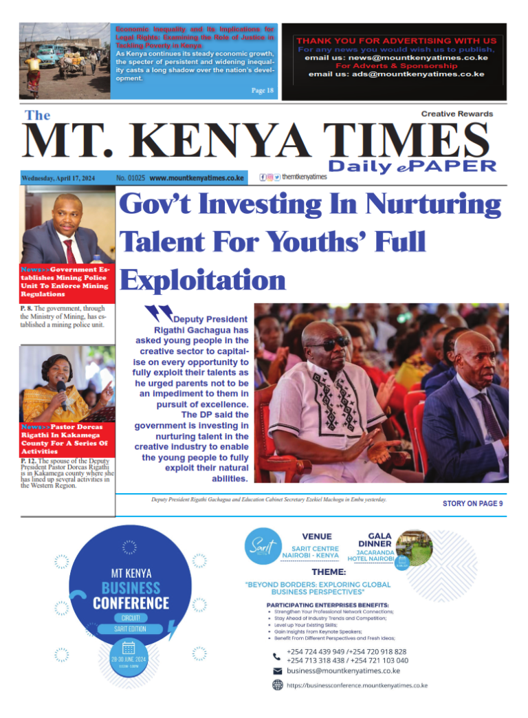 Apr 17, 2024 Mt Kenya Times ePAPER_001