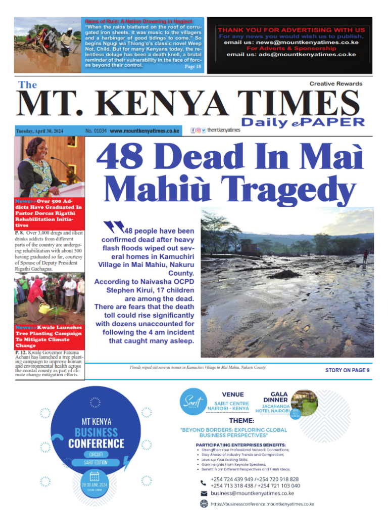 Apr 30, 2024 Mt Kenya Times ePAPER_001