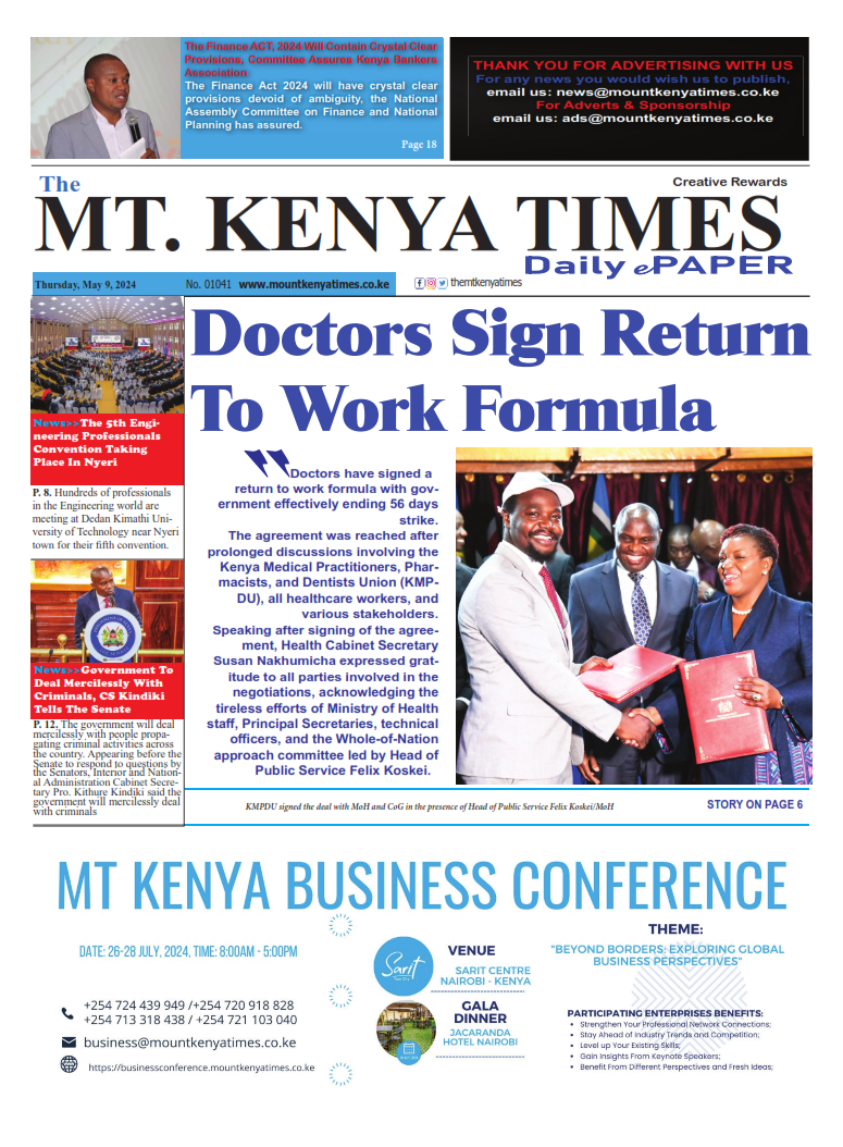 May 9, 2024 Mt Kenya Times ePAPER_001