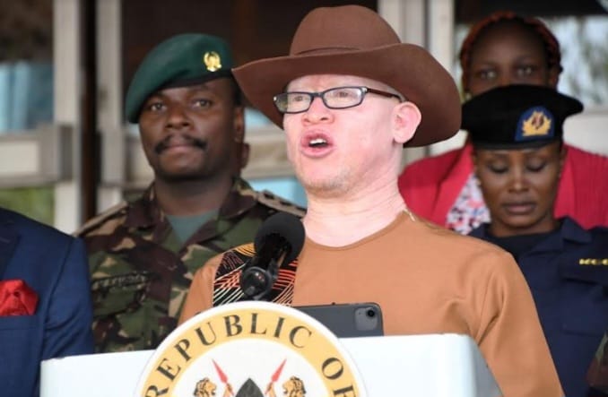 Government spokesperson Dr. Isaac Mwaura