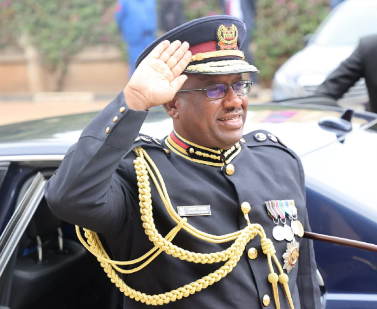 Inspector General of Police Japheth Koome