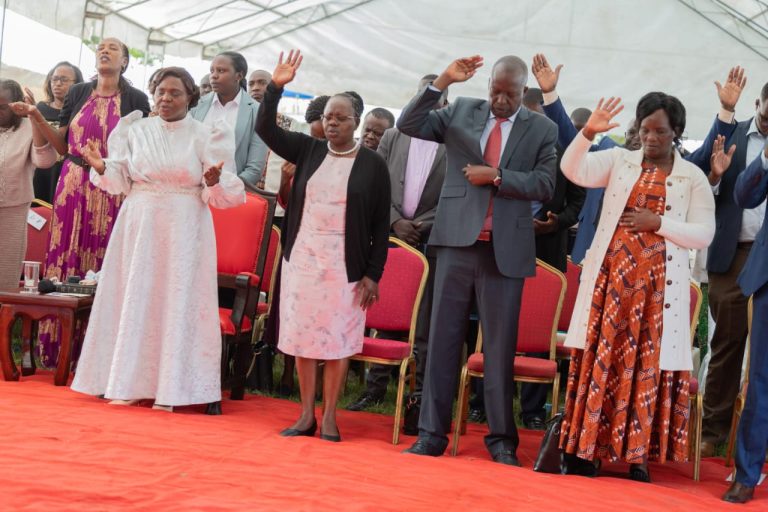 The spouse of the Deputy President Pastor Dorcas Rigathi, Deputy Governor Dr. Yulita Chebotip, MPs Julius Melly (Tinderet)