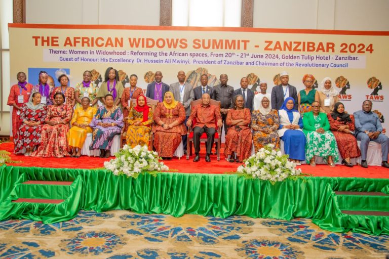 The spouse of the Deputy President Pastor Dorcas Rigathi (second left, sitting) takes a group photo