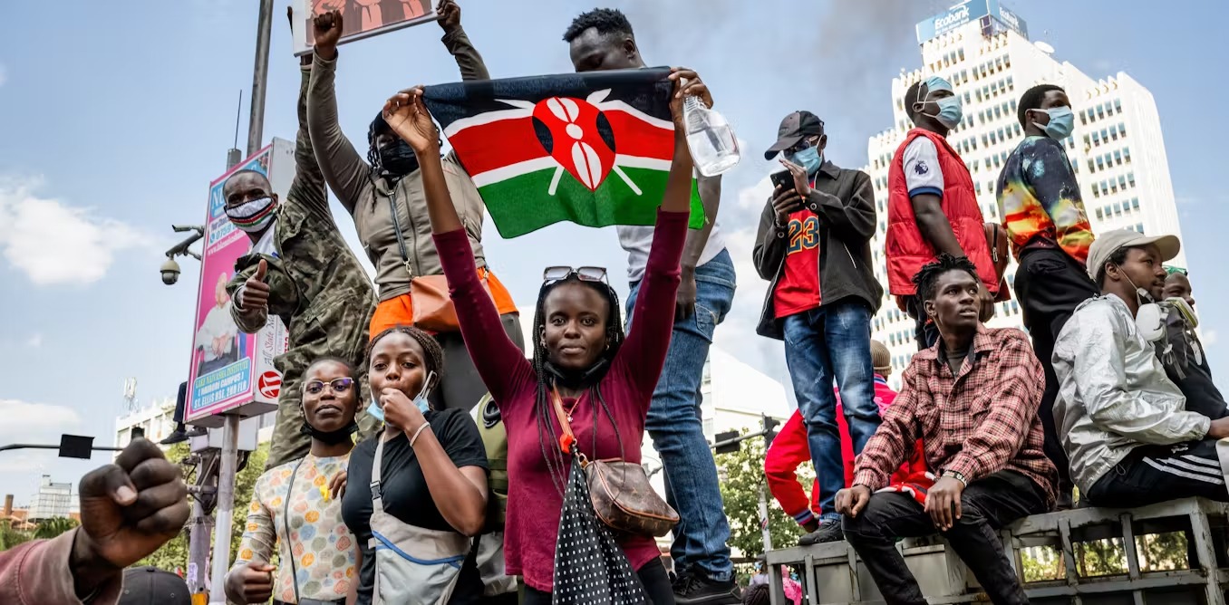 Gen-Z protesters