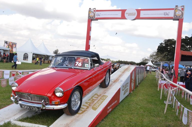 This sparkling 1966 MGB entered by Vitafoam Products Limited came third overall during last year’s Africa Concours d’Elegance.