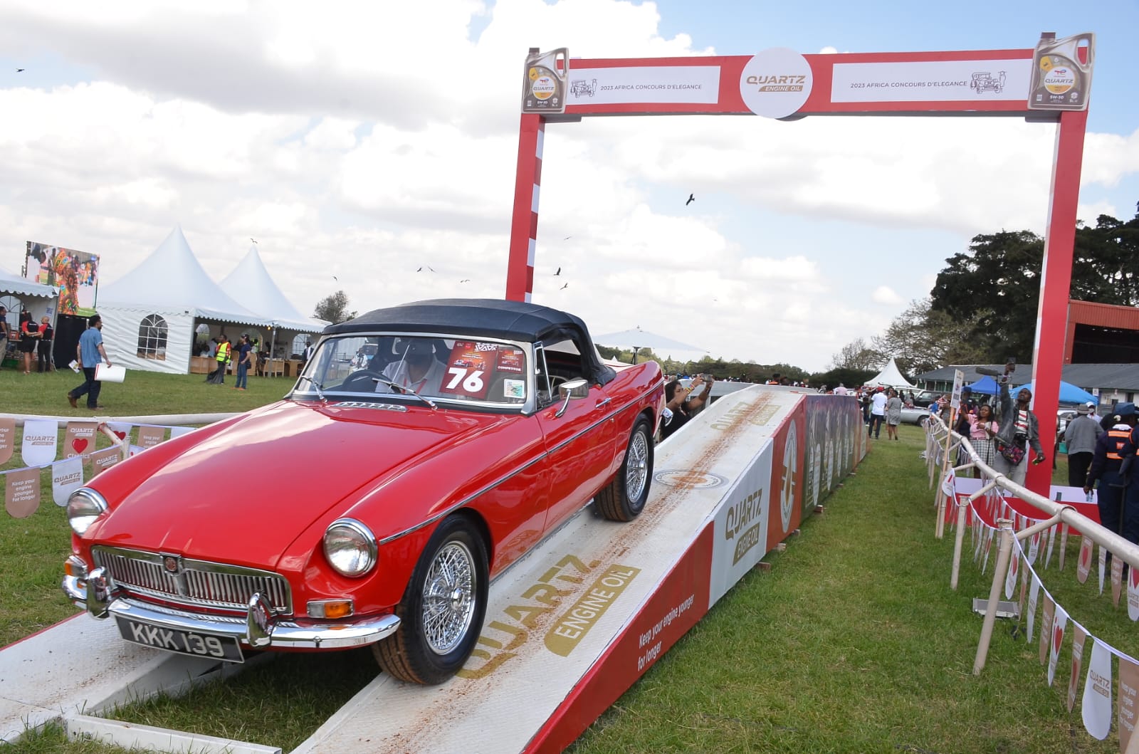 This sparkling 1966 MGB entered by Vitafoam Products Limited came third overall during last year’s Africa Concours d’Elegance.