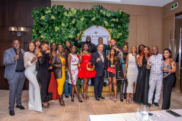 A toast with Moet