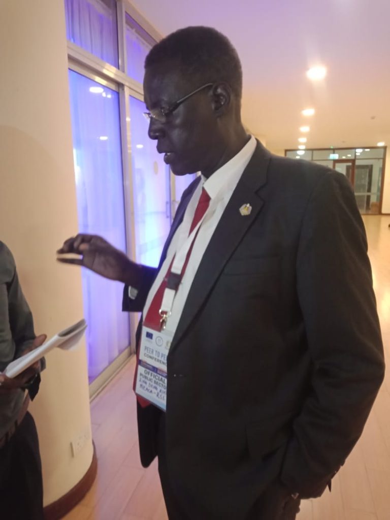 Ambassador Ring Deng Kuol, representing the Republic of South Sudan