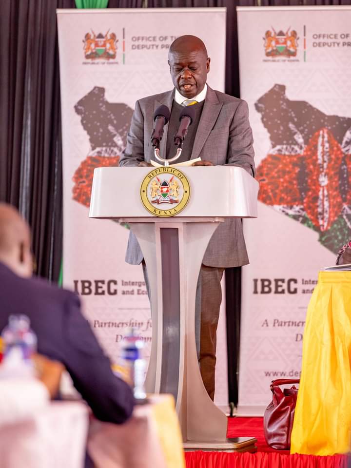 Deputy President Rigathi Gachagua addressing the forum yesterday