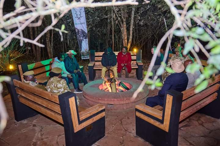 Deputy President Rigathi Gachagua, his spouse Pastor Dorcas, British High Commissioner to Kenya Neil Wigan, David Kinaniri