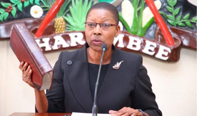 Dorcas Agik Oduor as Kenya's first female Attorney General