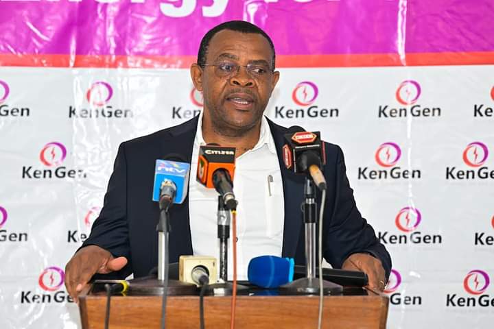 Eng. Peter Njenga, KenGen's Managing Director and CEO