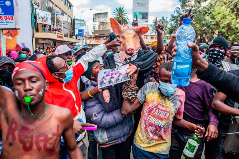 Generation Z protets in Kenya